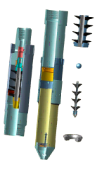 Комплекс пристроїв для секційного кріплення свердловин КСЦ3-245