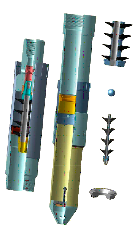 Комплекс пристроїв для секційного кріплення свердловин КСЦ3-245 Комплекс пристроїв для секційного кріплення свердловин КСЦ3-245