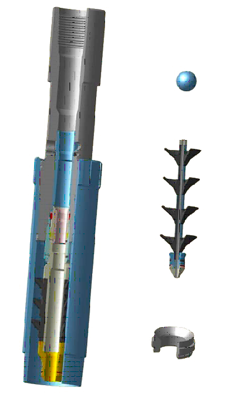 Роз’єднувач для спуску і цементування хвостовиків РСЦХ-127, 140, 194 Роз’єднувач для спуску і цементування хвостовиків РСЦХ-127, 140, 194